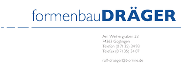 Dräger - Formenbau