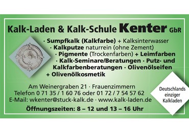 Kalk-Laden & Kalk-Schule Kenter GbR